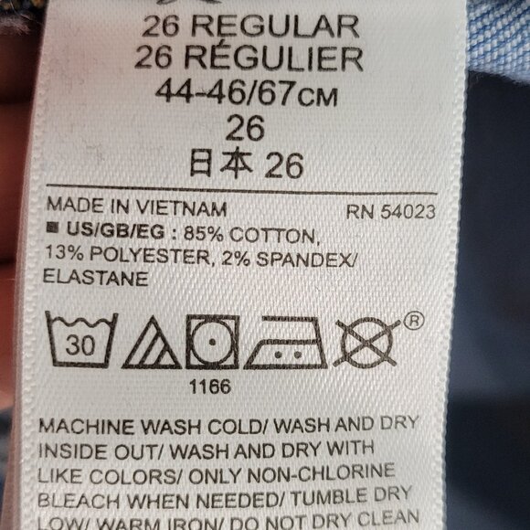 GAP 1969 Women's Light Blue Denim Mid Rise Stretch True Skinny Jeans Size 26 - Picture 6 of 11